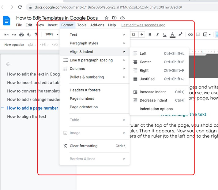 How to Edit Templates in Google Docs | Thegoodocs.com