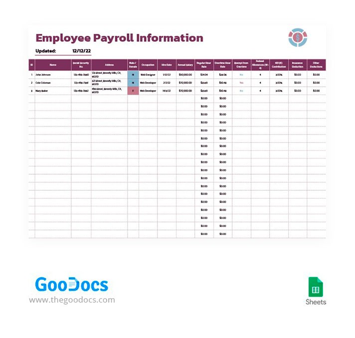 Look at our Selection of 30+ Best Google Sheets Templates | Thegoodocs.com