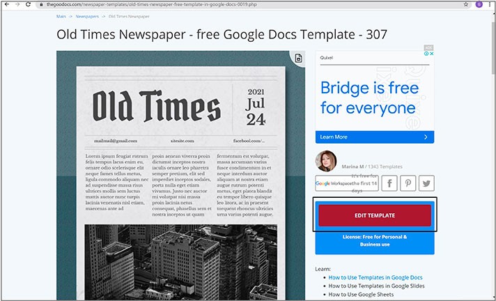 How to Get and Use Google Slides Templates for Free | Thegoodocs.com