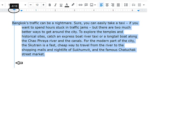 How to do a hanging indent in Google Docs | Thegoodocs.com