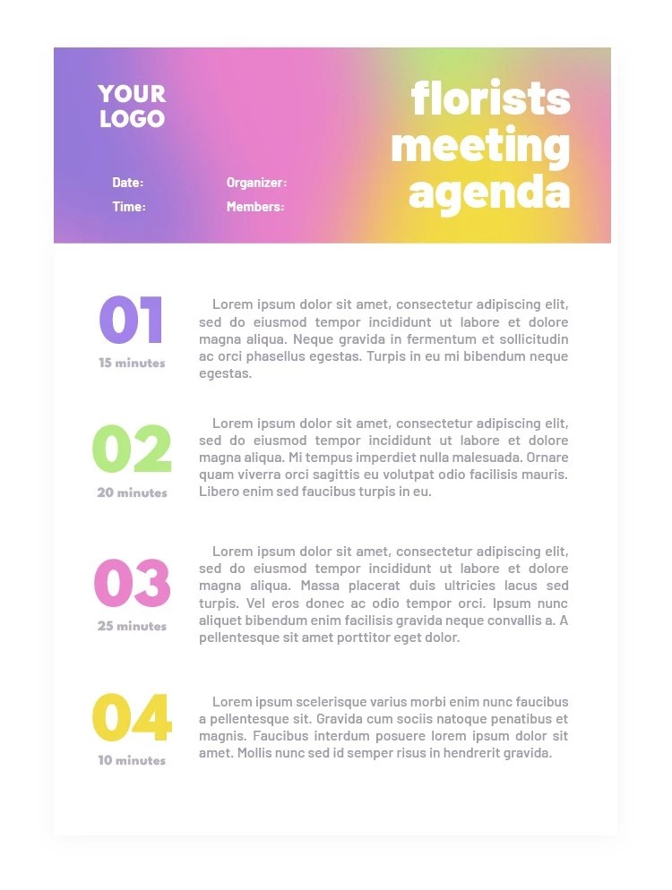 Discover This Amazing Professional Collection Of Agenda Templates And Discover This Amazing Professional Collection Of Agenda Templates And