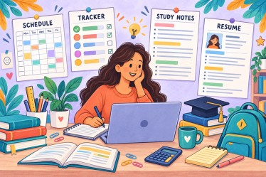 Free Templates for Students: Schedules, Trackers, Study Notes, and Resumes