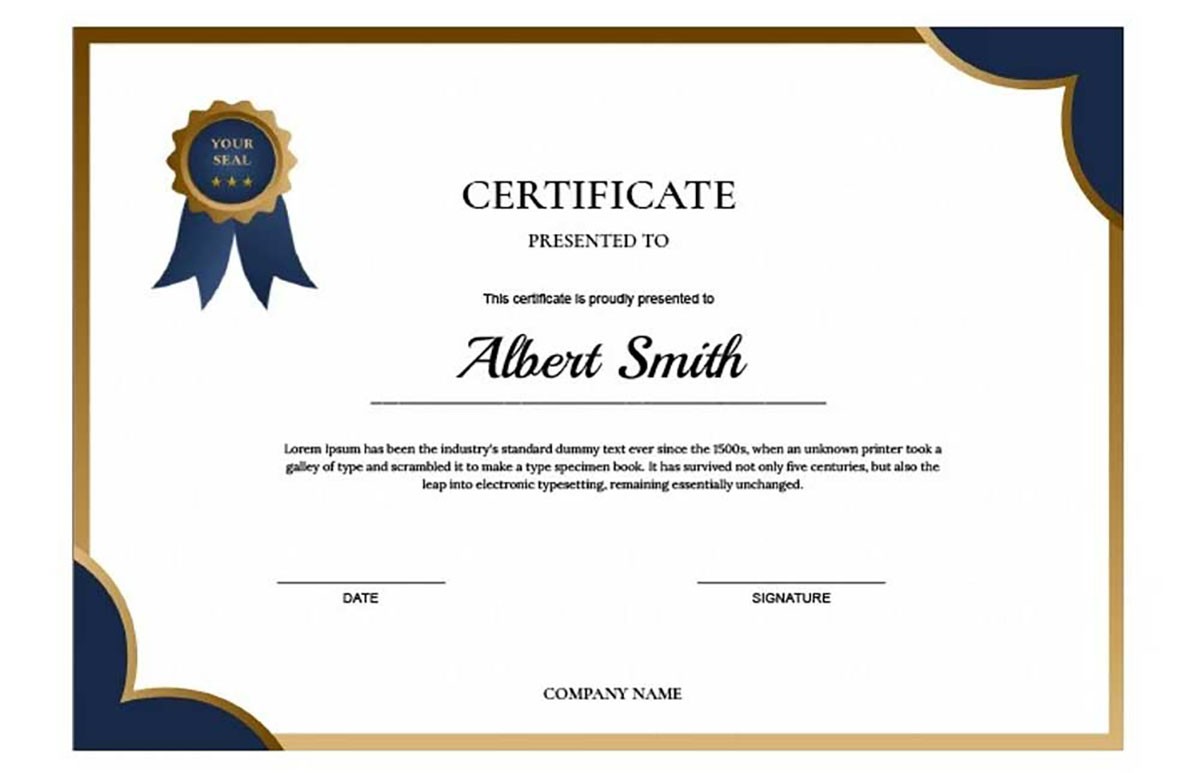 100+ Modelos de Certificado Gratuitos no Google Docs e Word ...