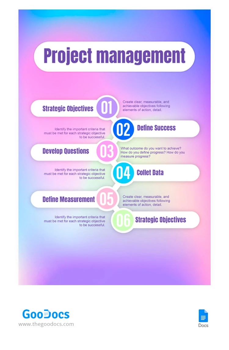 Gradient Project Management - free Google Docs Template - 10064093