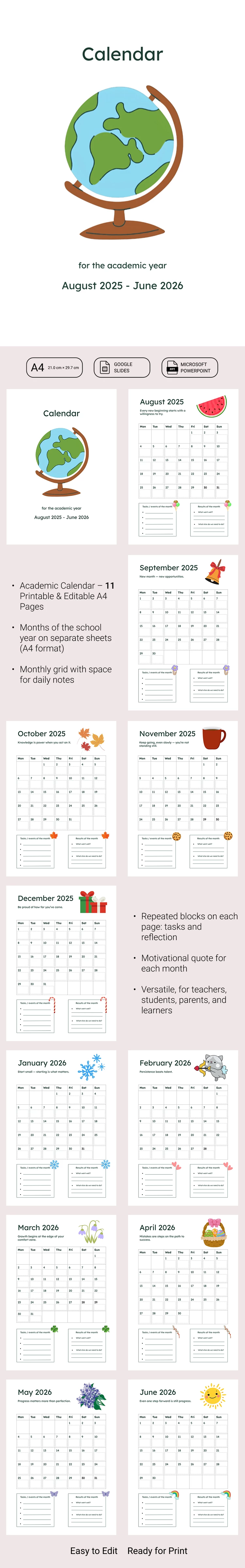 2025-2026 Semester Calendar - free Google Docs Template - 10071449 2025-2026 Semester Calendar - free Google Docs Template - 10071449