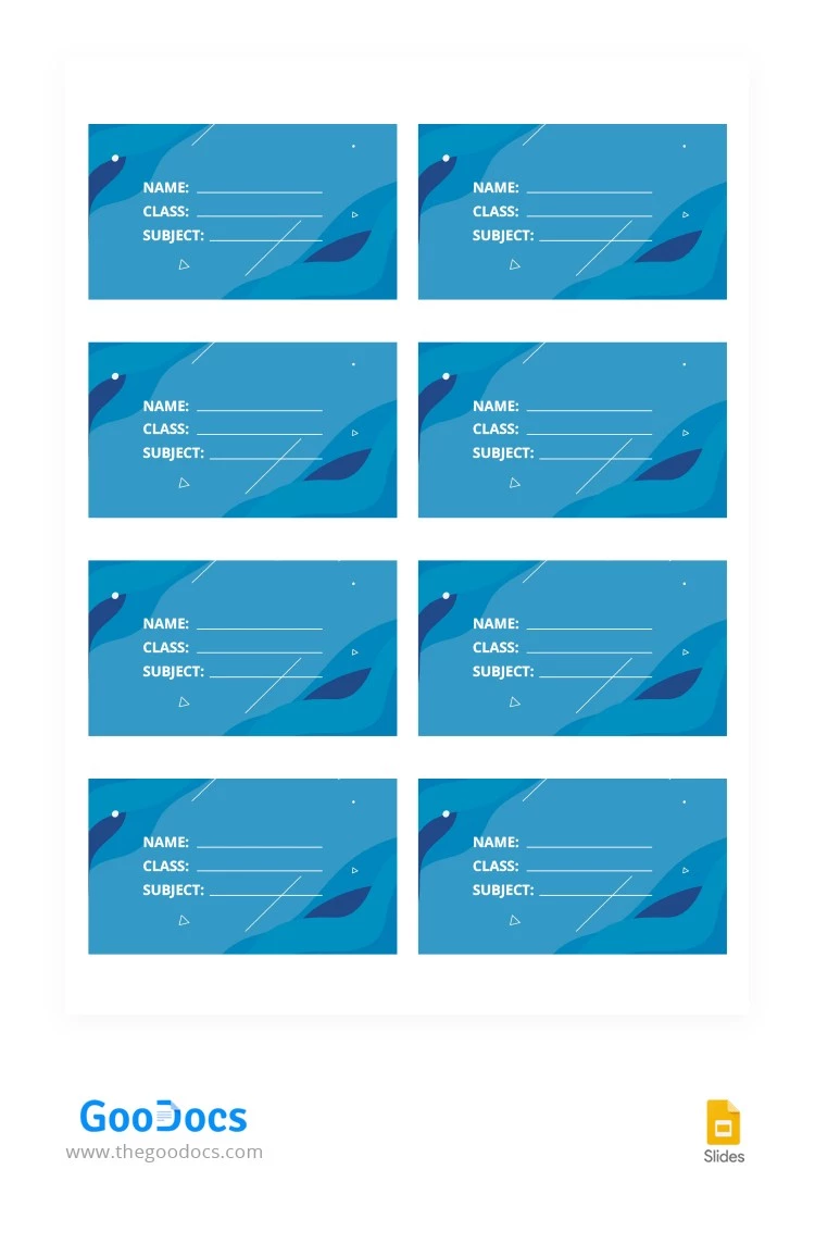 Abstract Address Label - free Google Docs Template - 10062652