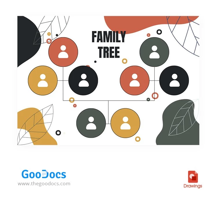 Abstract Family Tree - free Google Docs Template - 10062426