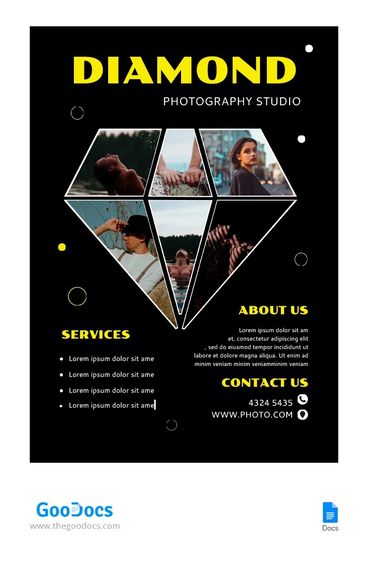 Abstract Photography Flyer - free Google Docs Template - 10066067