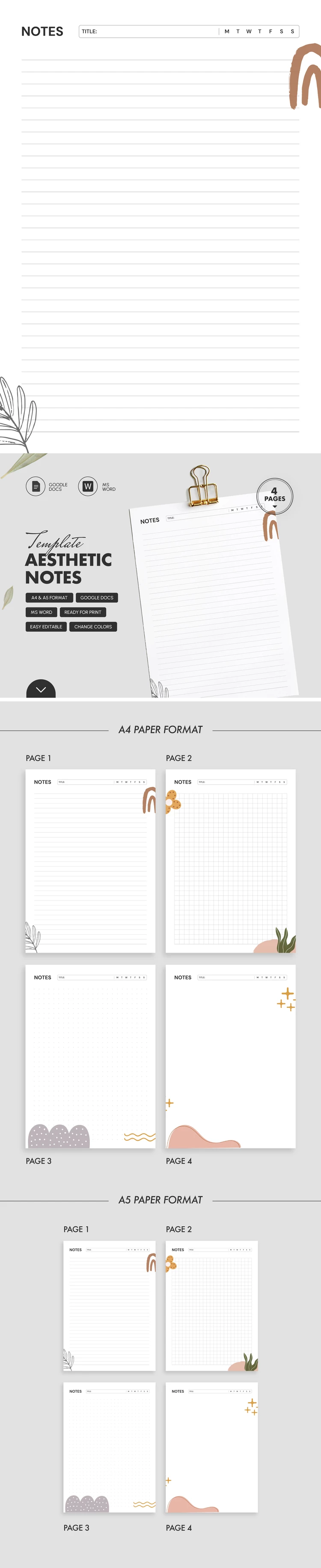 Appunti Estetici - free Google Docs Template - 10069387