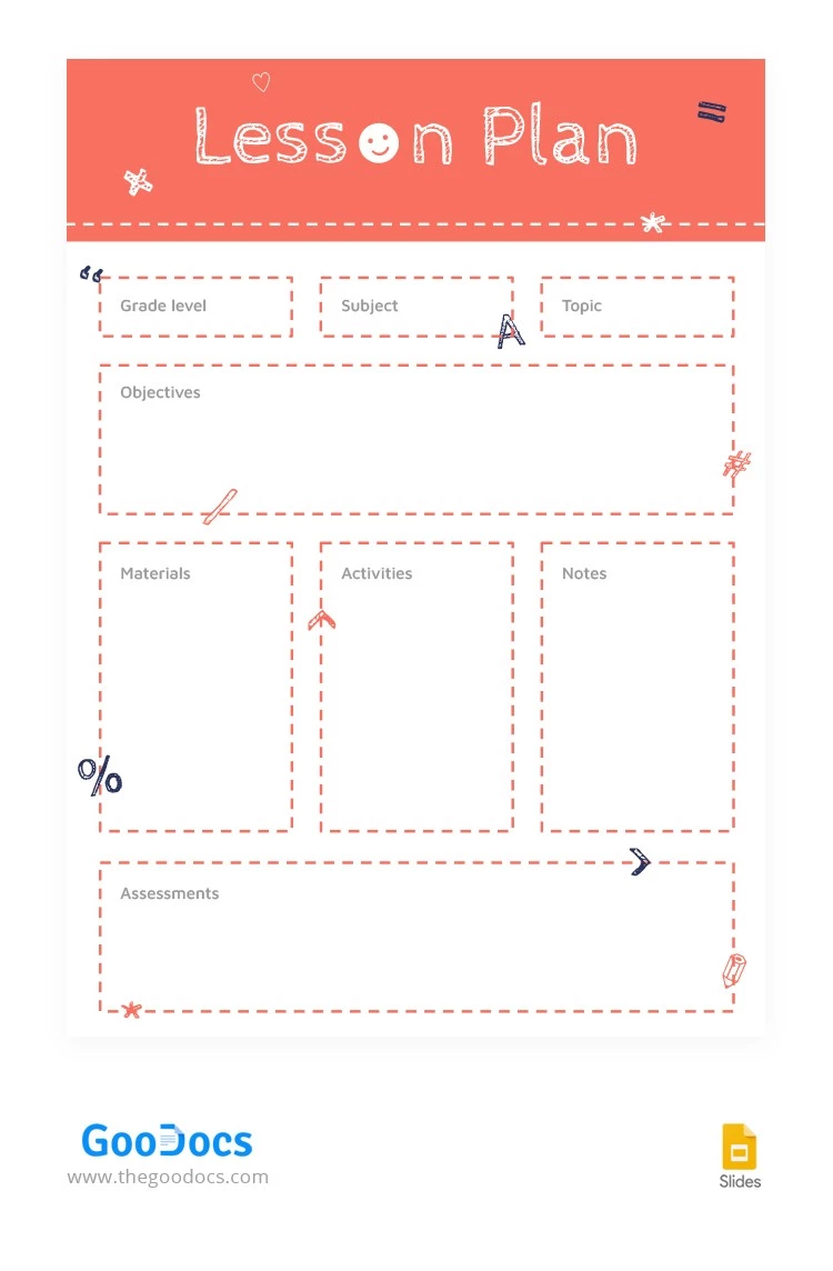 Erstaunlicher Unterrichtsplan - free Google Docs Template - 10062957