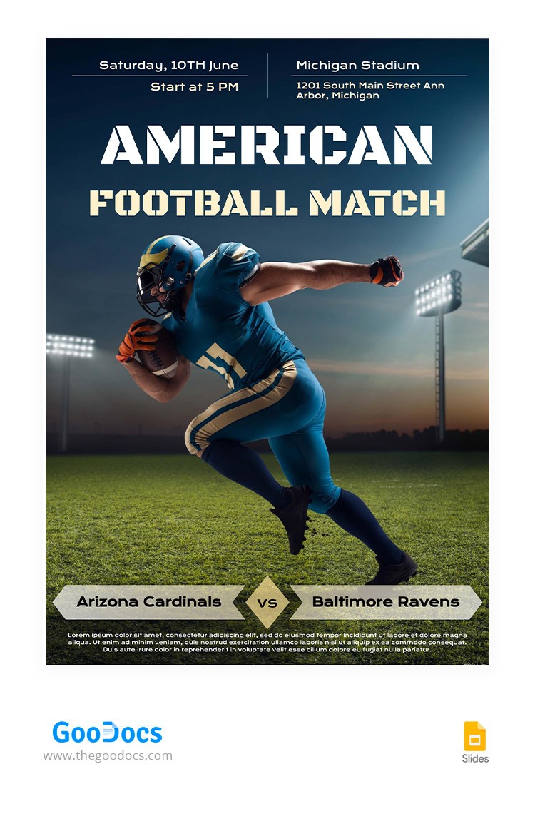 Free Football Flyer Template In Google Docs