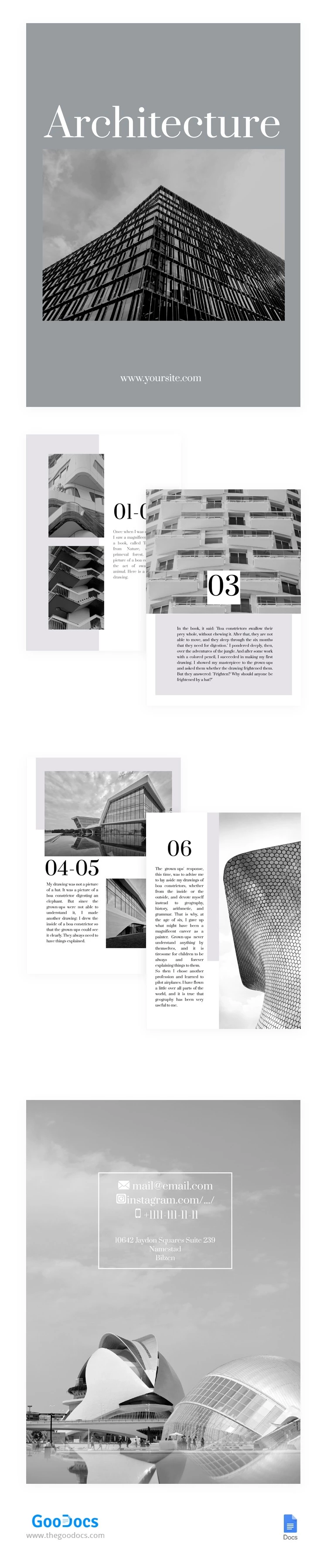 Revista de Arquitectura - free Google Docs Template - 10062152