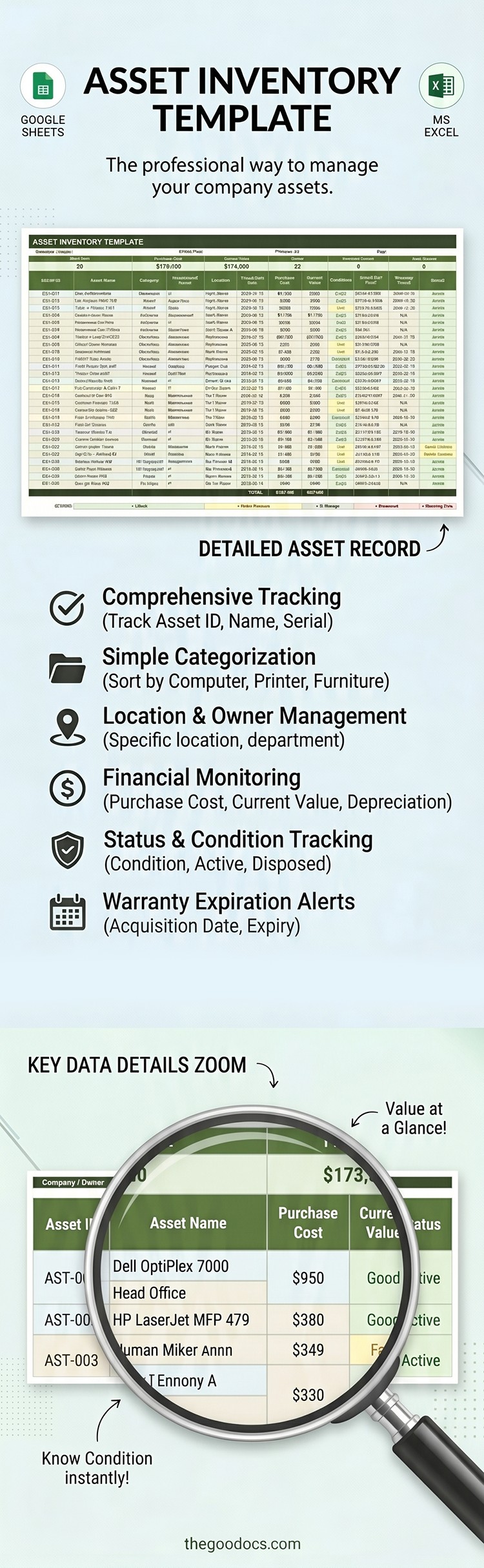 asset inventory template excel & google sheets - free... Free Asset Inventory Template In Google Sheets
