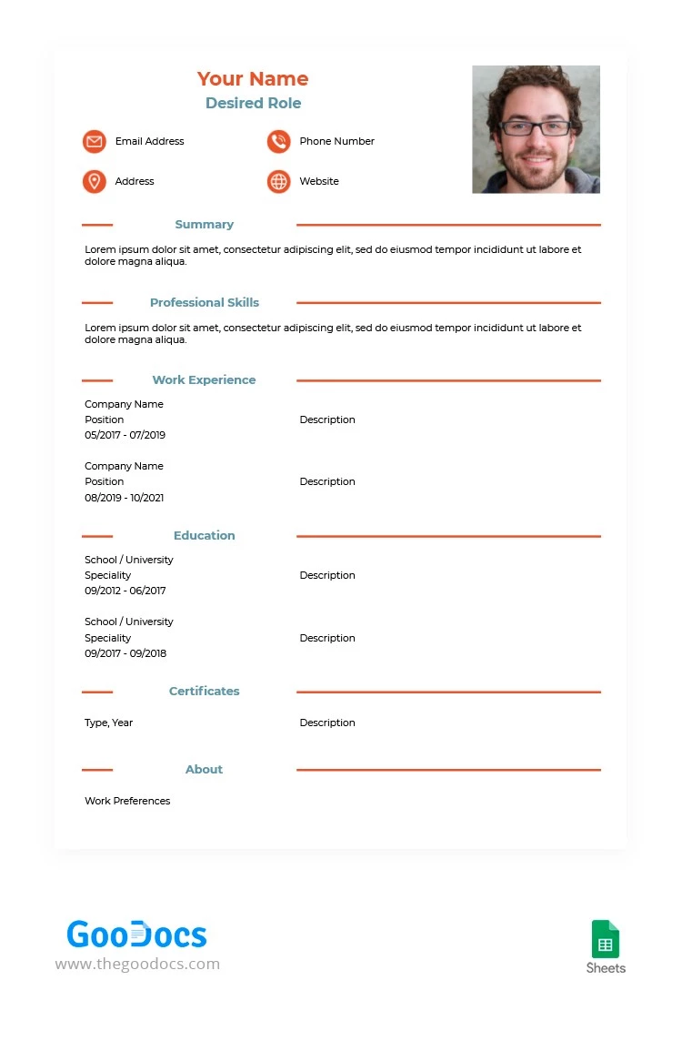 Exekutivassistent Lebenslauf - free Google Docs Template - 10063023