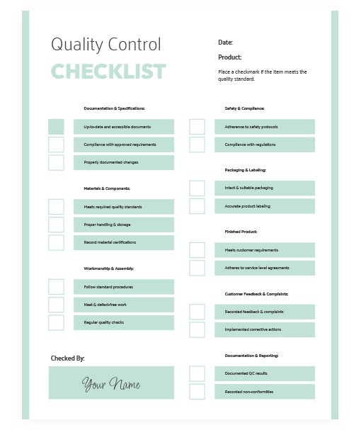 Accounting Checklist Template - Download in Word, Google Docs, PDF