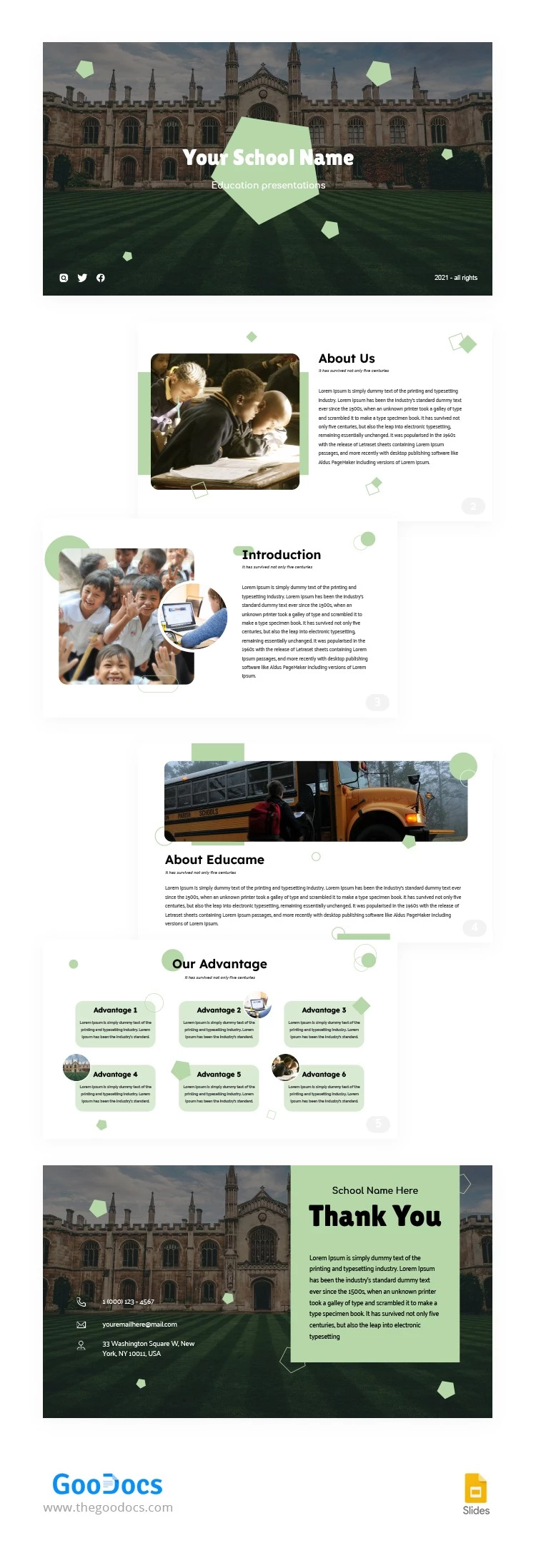 Hermosas presentaciones educativas - free Google Docs Template - 10062447