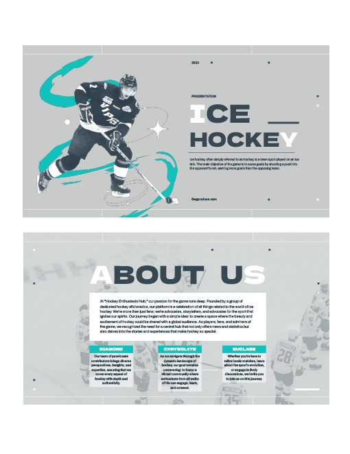 Free Best Ice Hockey Template In Google Slides