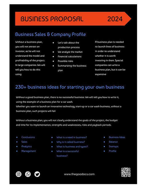 Free Business Proposal Template - Sign Templates