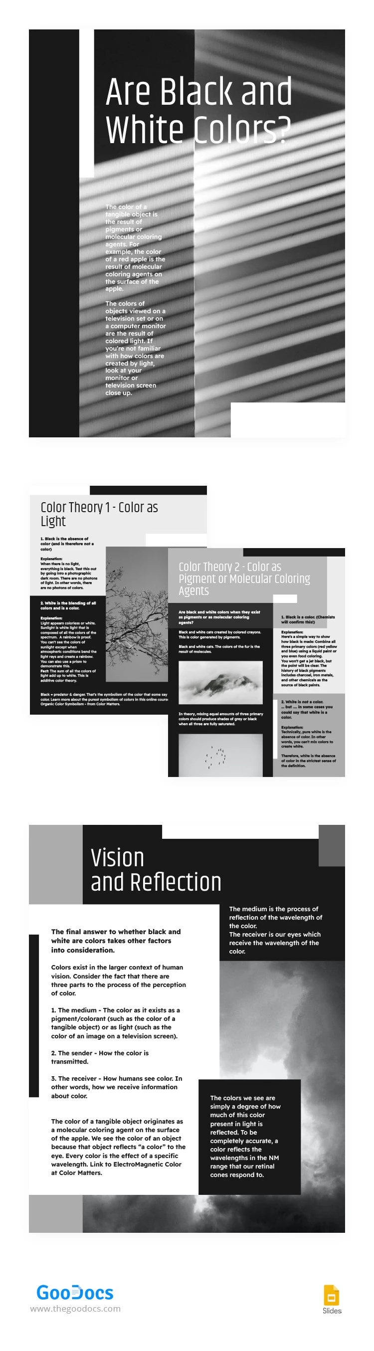 Black & White Book - free Google Docs Template - 10064690