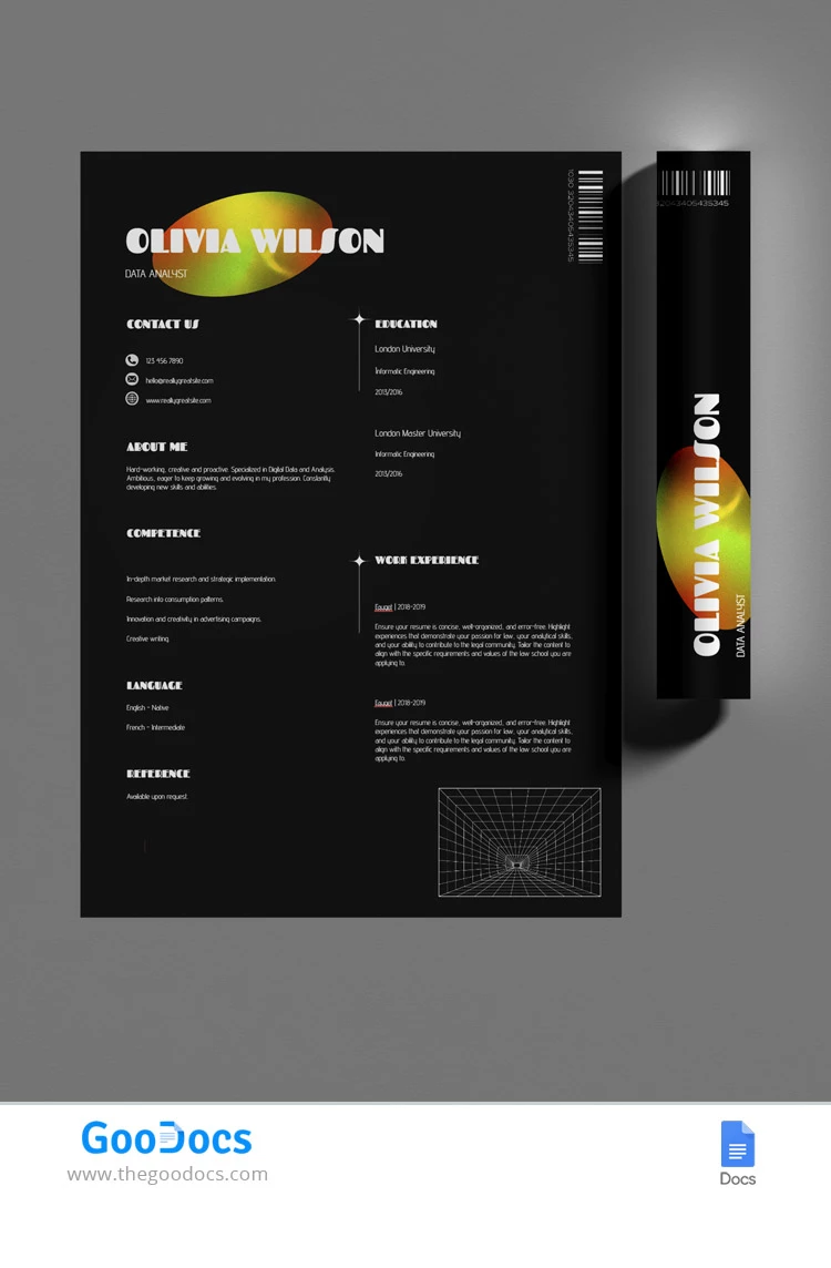 Curriculum Vitae Simple Blanc - free Google Docs Template - 10068015