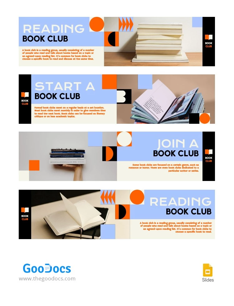 Book Club Header - free Google Docs Template - 10064613