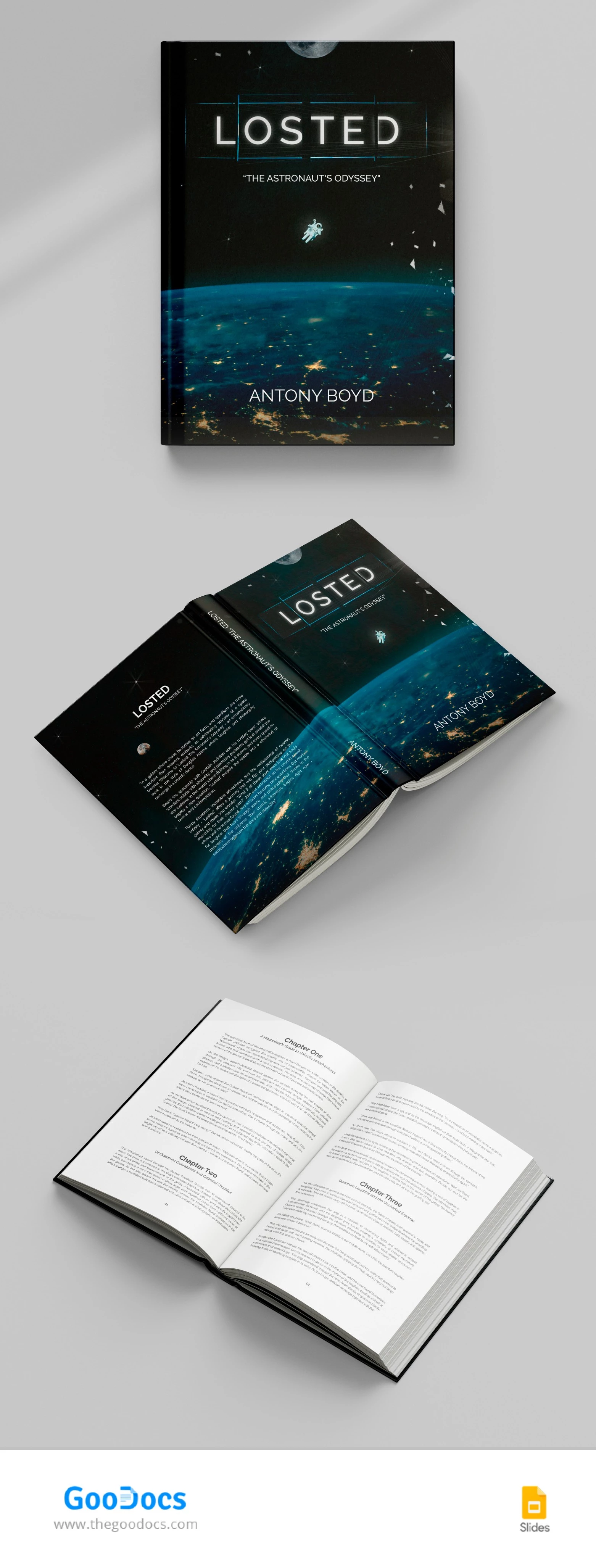 A5 Book Cover - free Google Docs Template - 10068099