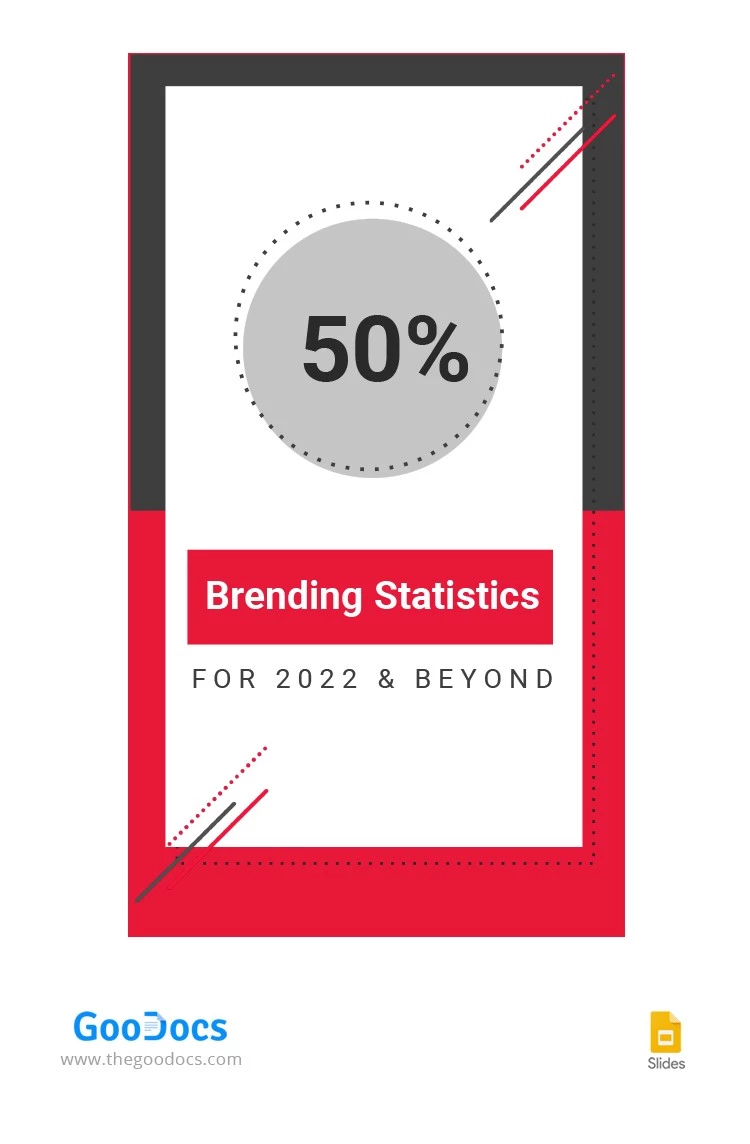 Estadísticas de branding en Instagram: carrusel de historias. - free Google Docs Template - 10064667