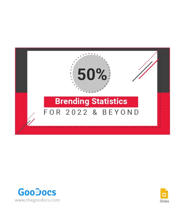 Branding  Statistics Youtube Thumbnail - free Google Docs Template - 10064666