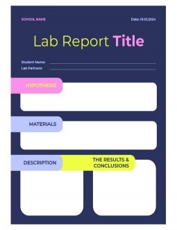 Free Bright School Lab Report Template in Google Slides and Microsoft ...