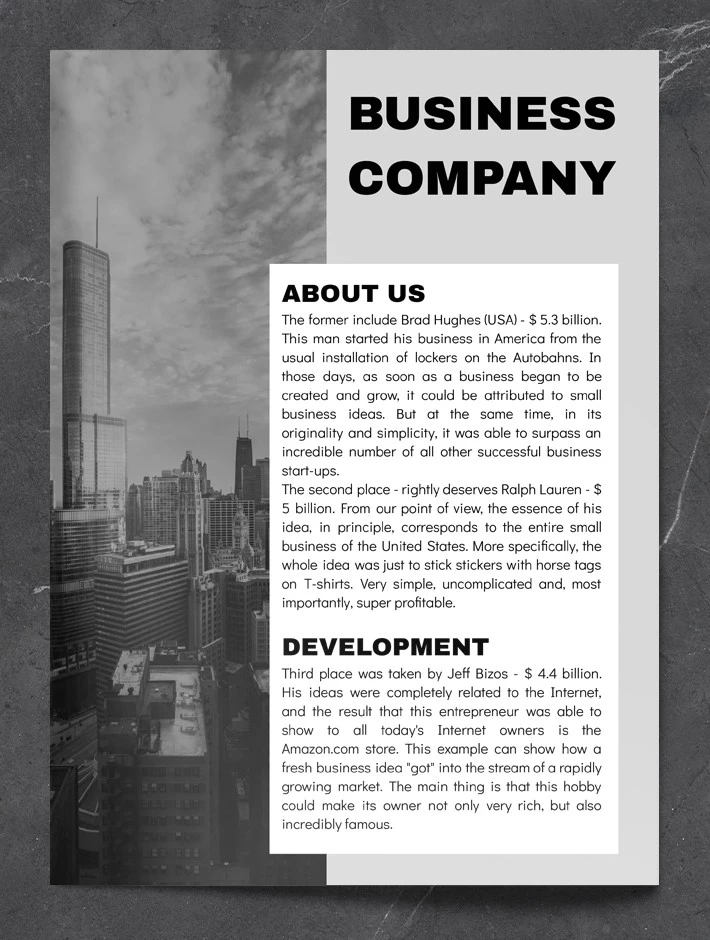 Business Company Article - free Google Docs Template - 10061883