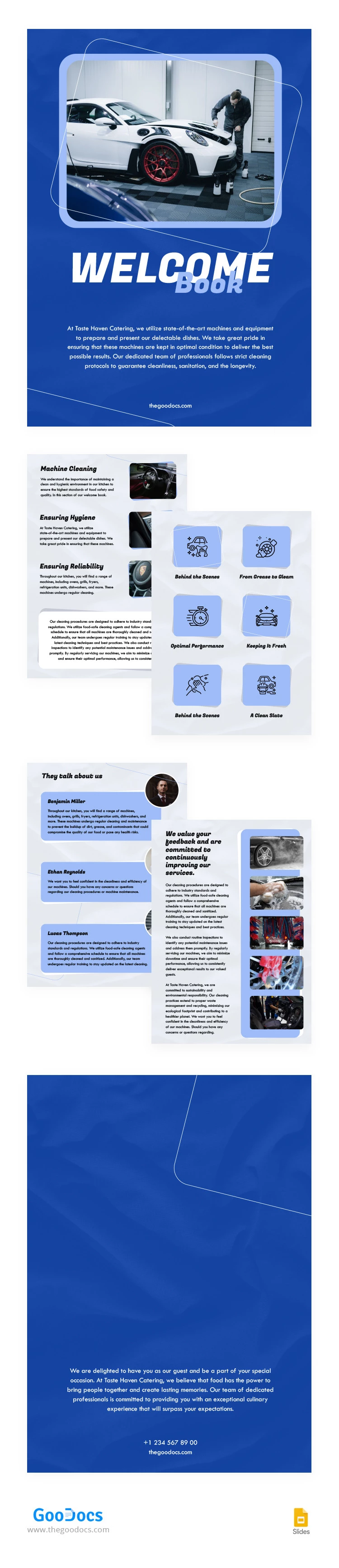 Brochure del servizio di pulizia - free Google Docs Template - 10066368