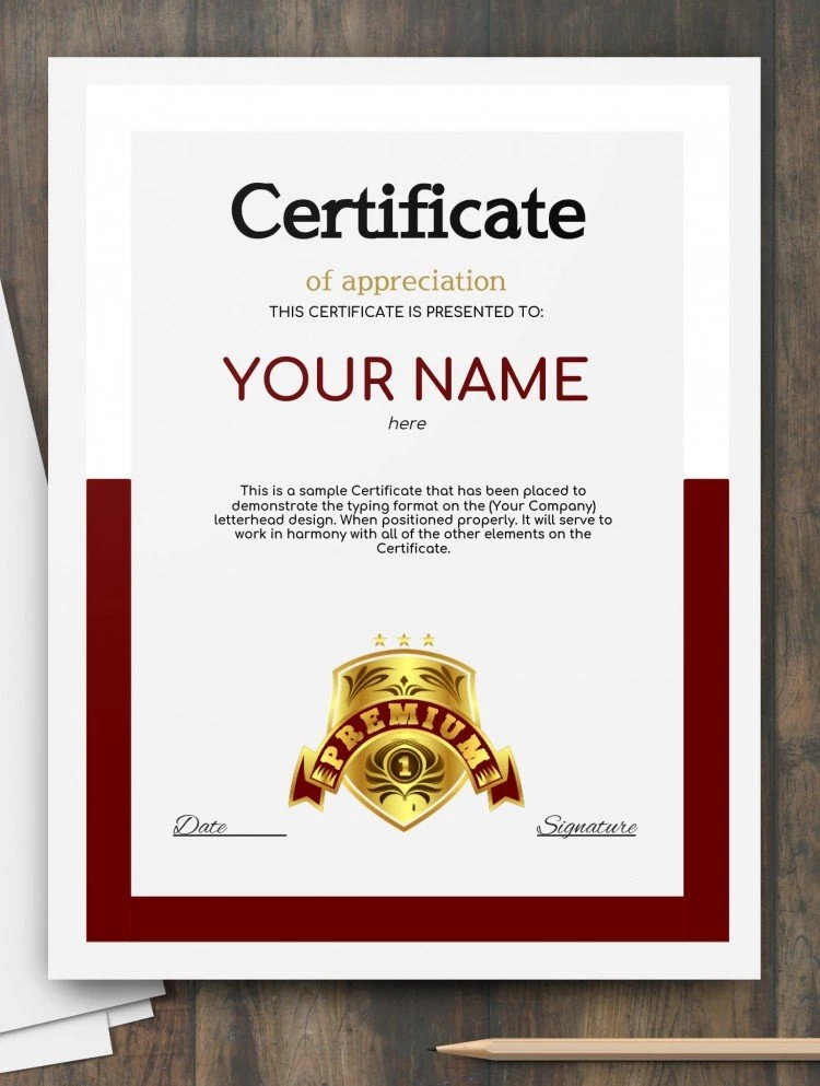 Certificate of Appreciation - free Google Docs Template - 10061586