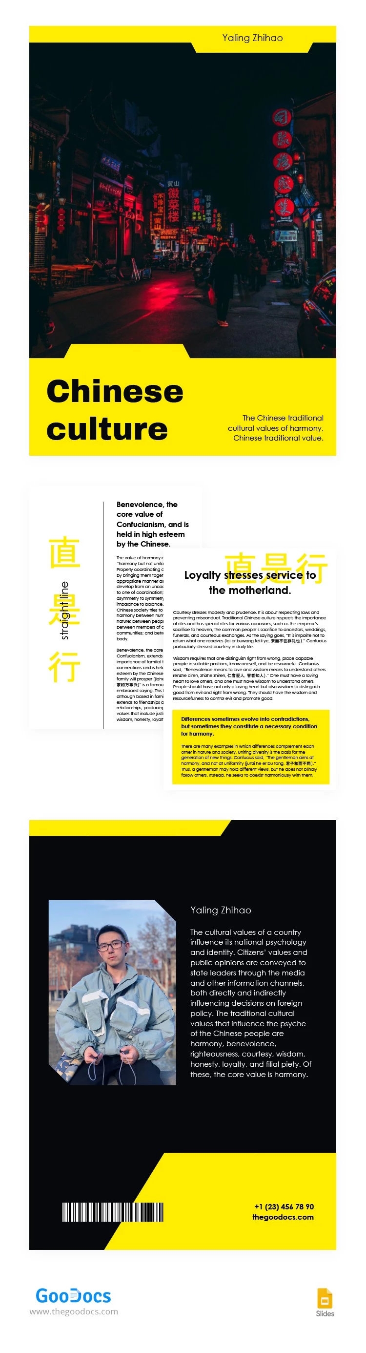 Chinese Culture Book - free Google Docs Template - 10063612