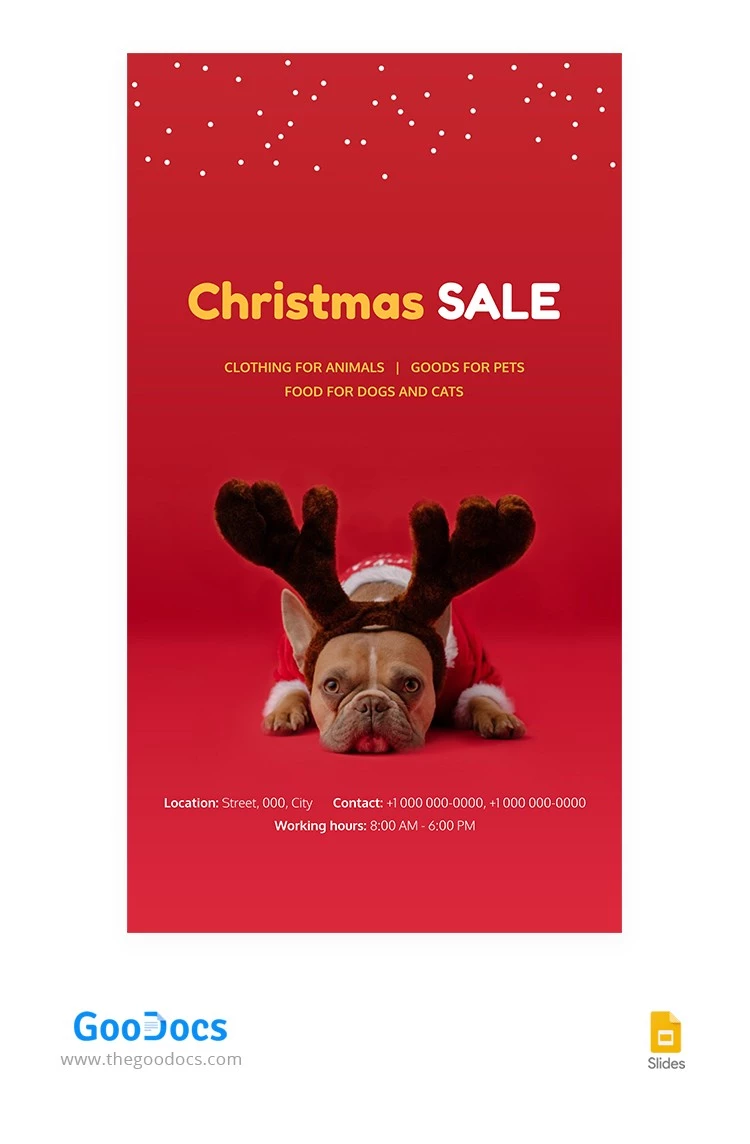 Cool Christmas Sale Instagram Story - free Google Docs Template - 10062657