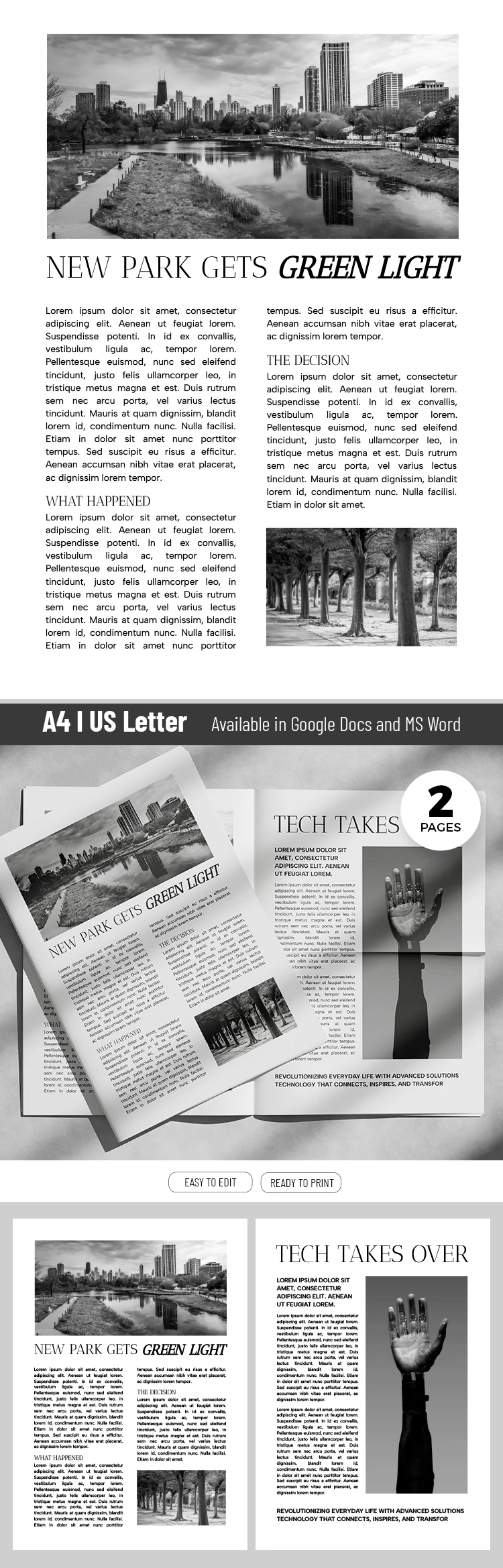 Classic Elegant Newspaper Template - free Google Docs Template - 10071310 Classic Elegant Newspaper Template - free Google Docs Template - 10071310