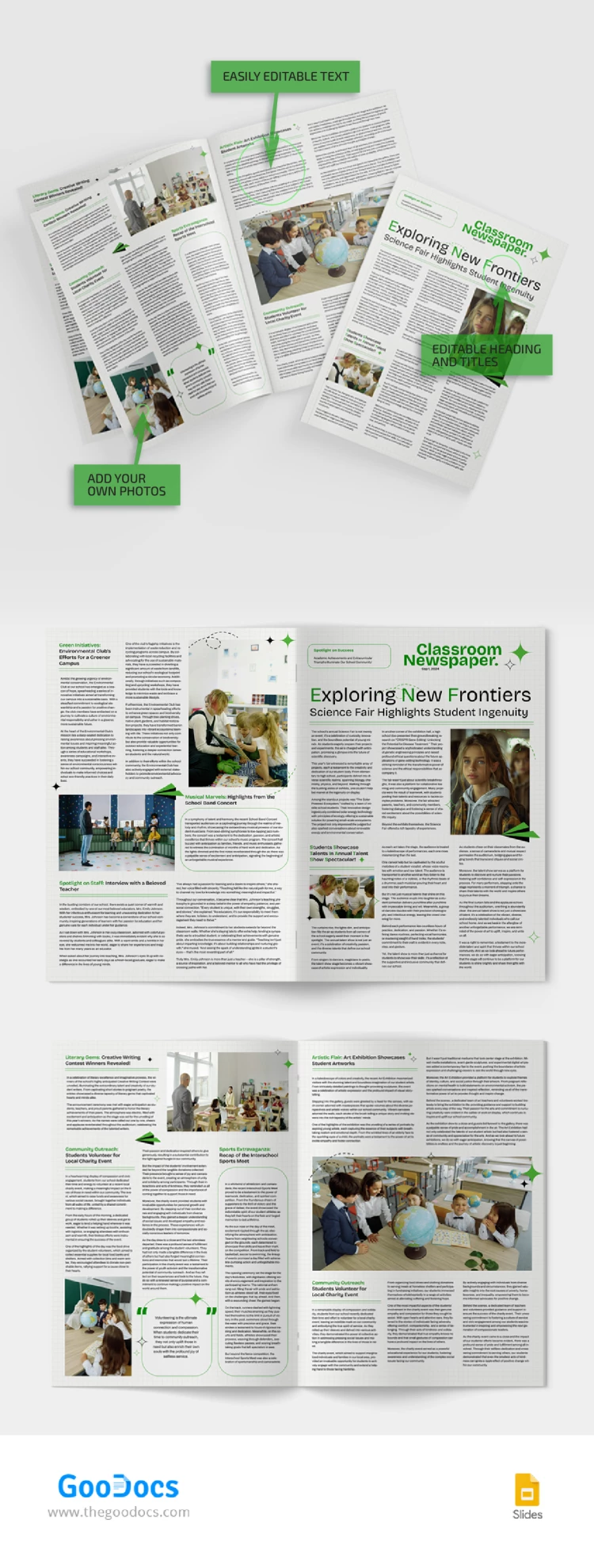 Klassenzimmer Neuigkeiten Zeitung - free Google Docs Template - 10068502