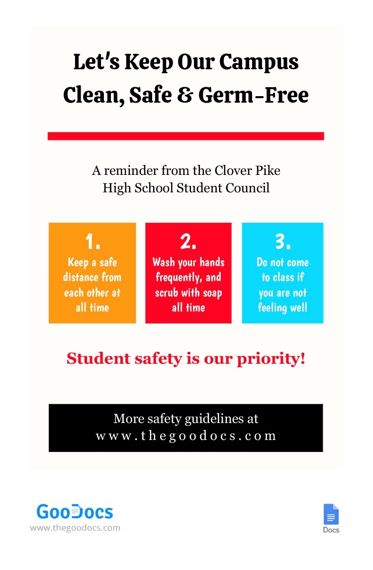 Excellent Classroom Rules Announcements - free Google Docs Template - 10062242