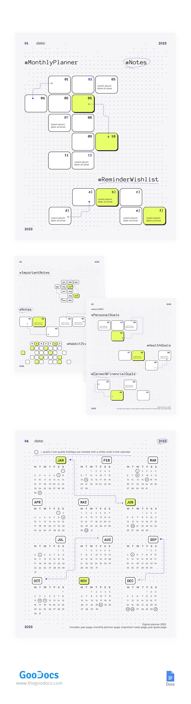 Planejador de Negócio Claro 2023 - free Google Docs Template - 10064934