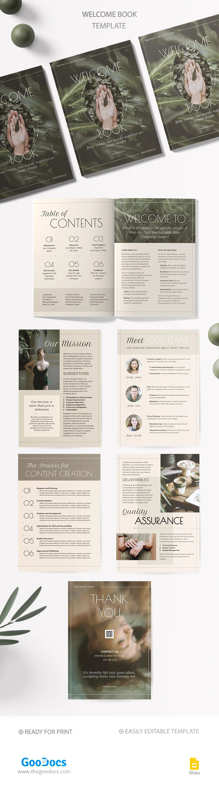 Client Welcome Book - free Google Docs Template - 10068741