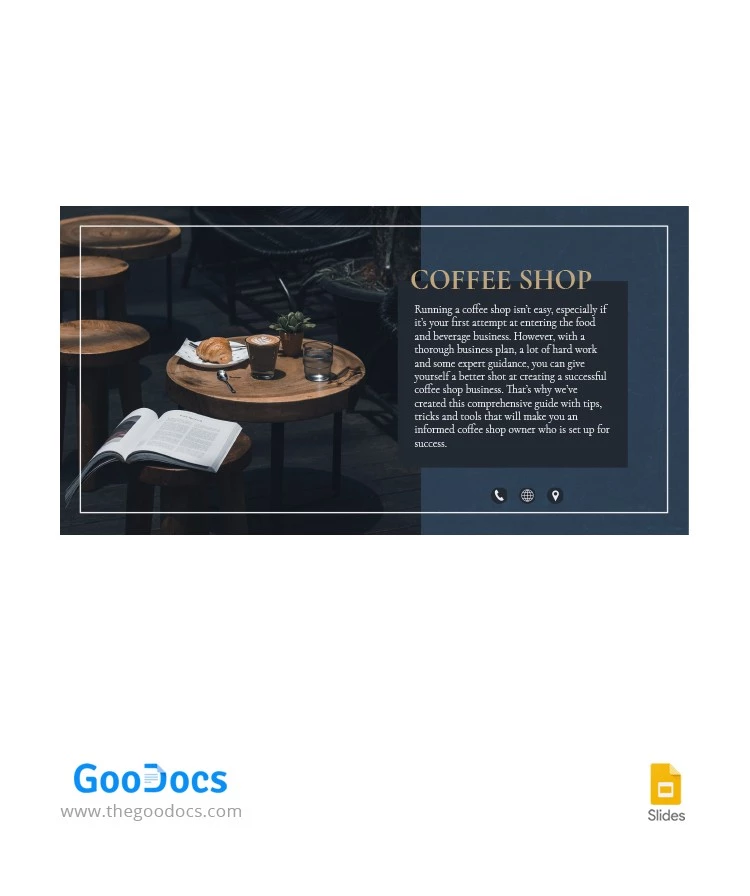 Coffee Shop Facebook Cover - free Google Docs Template - 10063581