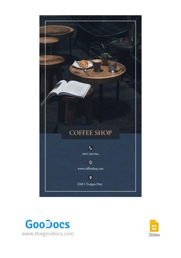 Coffee Shop Instagram Story - free Google Docs Template - 10063635