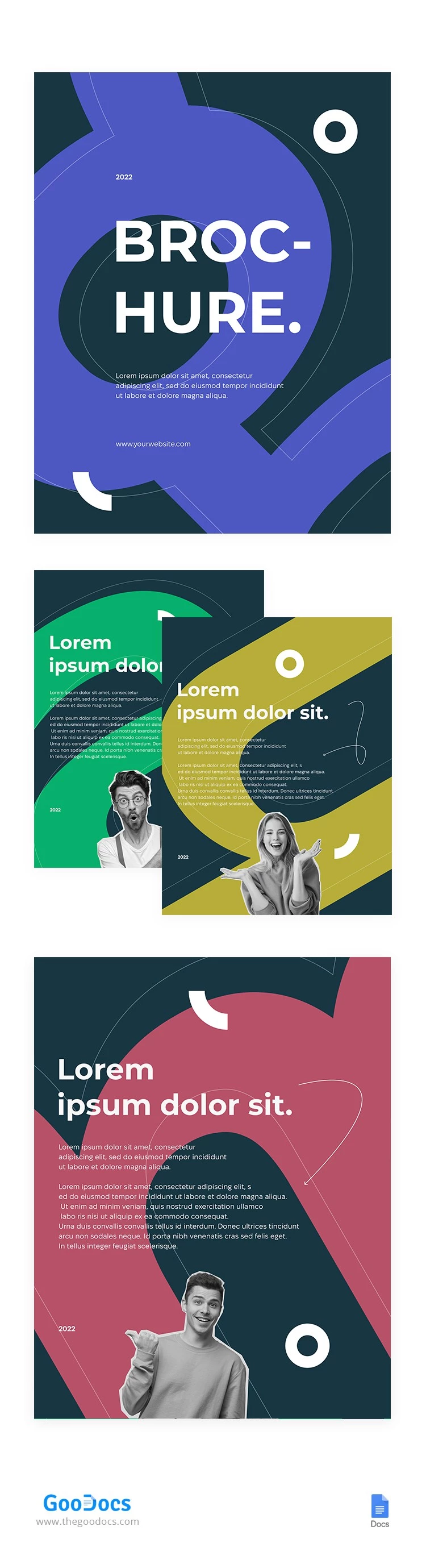 Brochure moderne et colorée - free Google Docs Template - 10065160