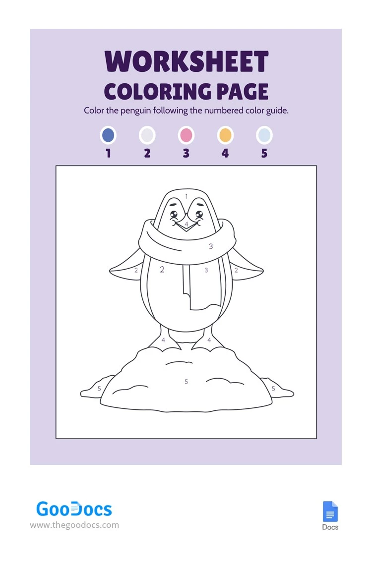 Coloring Page Worksheet - free Google Docs Template - 10062367
