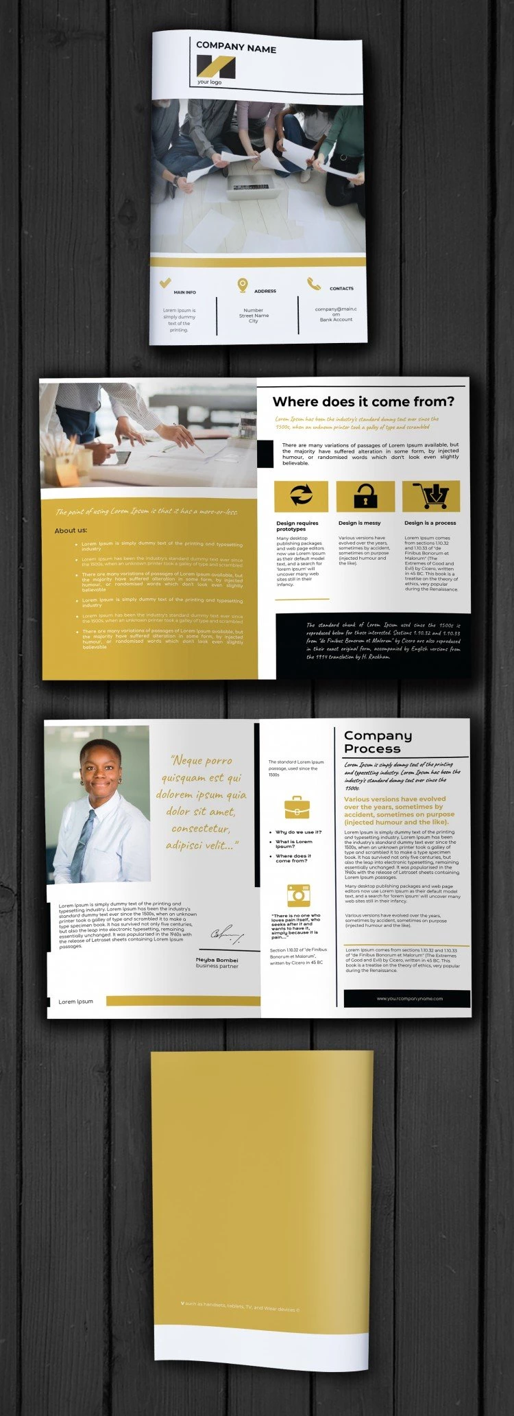 Brochure de l'entreprise - free Google Docs Template - 10061534