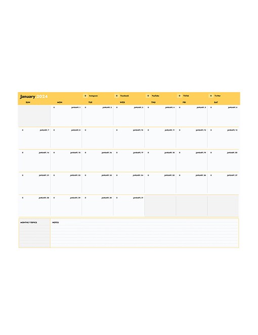Free Content Calendar 2024 Template in Google Sheets and Microsoft ...
