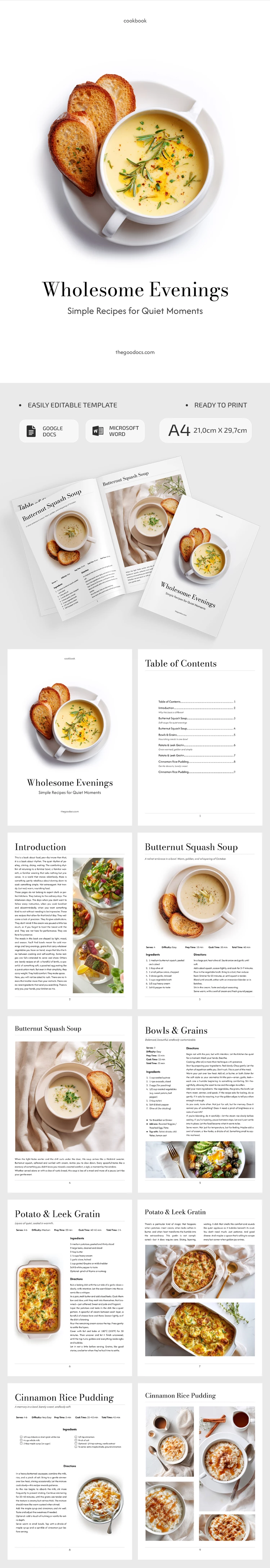 Cookbook Template with Photos - free Google Docs Template - 10071509 Cookbook Template with Photos - free Google Docs Template - 10071509
