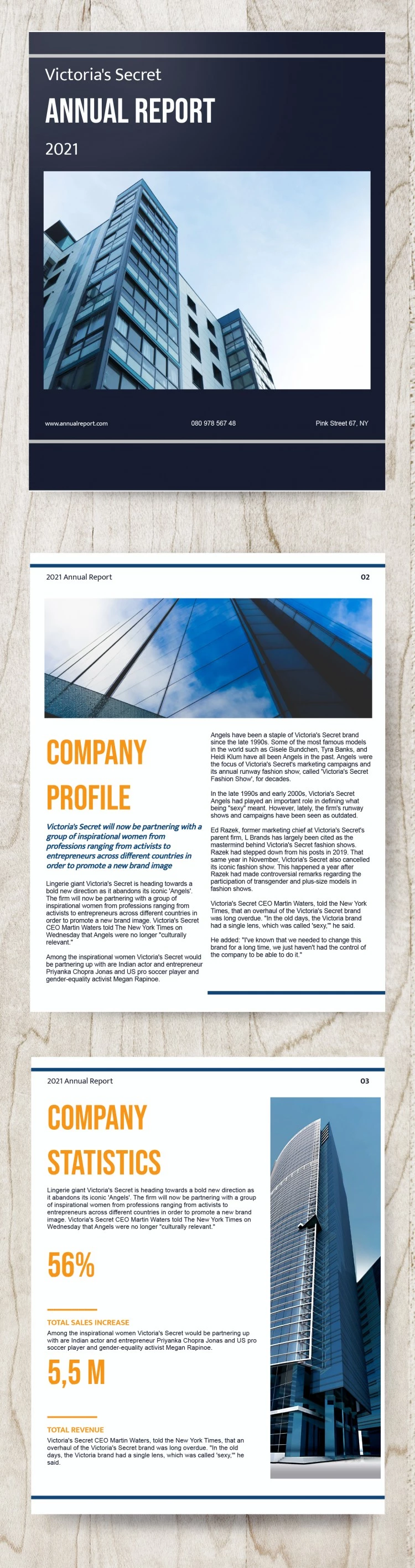 Corporate Annual Report - free Google Docs Template - 10061884