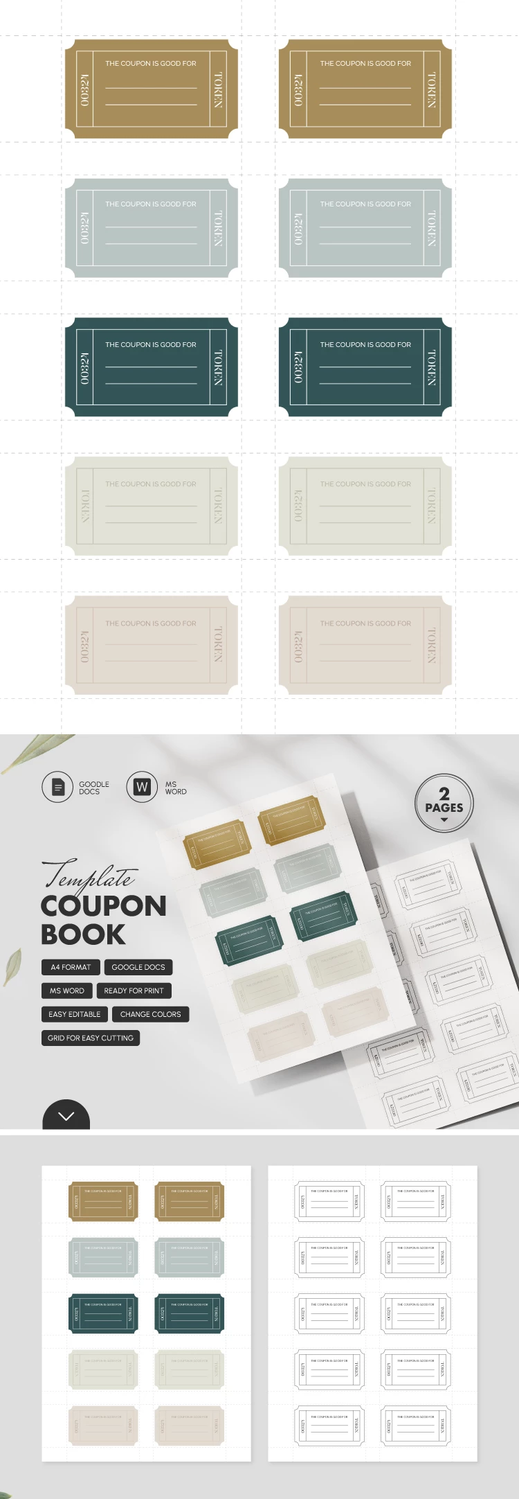 Coupon Book - free Google Docs Template - 10069161