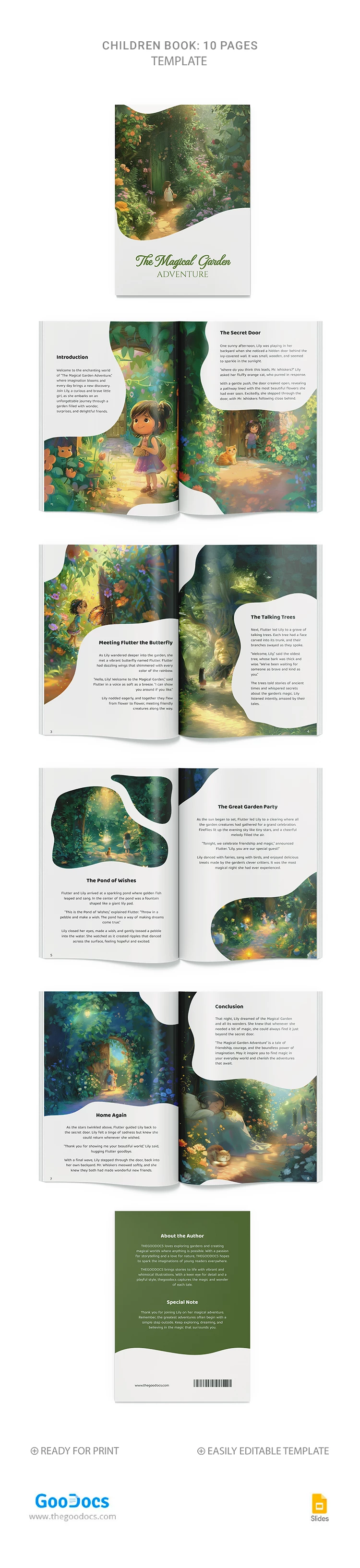 Kreatives Kinderbuch - free Google Docs Template - 10068736