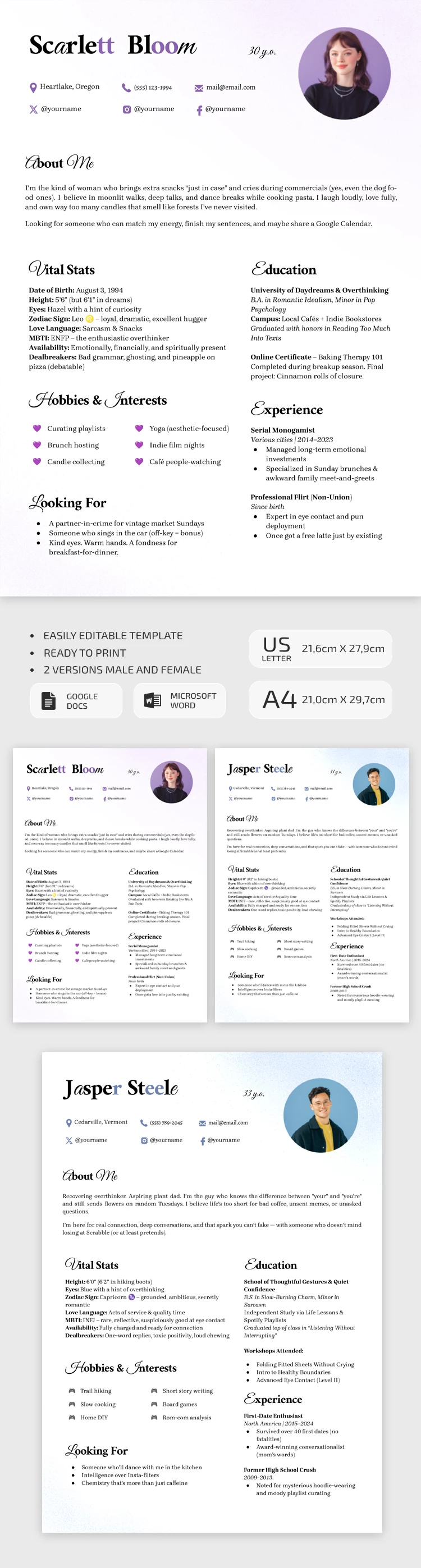 Plantilla de currículum de citas para encontrar la pareja perfecta - free Google Docs Template - 10071309 Plantilla de currículum de citas para encontrar la pareja perfecta - free Google Docs Template - 10071309